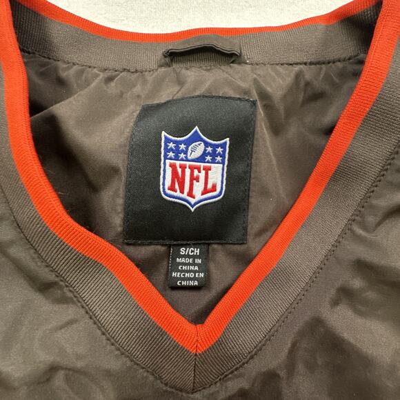 G-III Cleveland Browns Windbreaker Pullover Mens SMALL Embroidered Mesh Lined - Picture 8 of 16